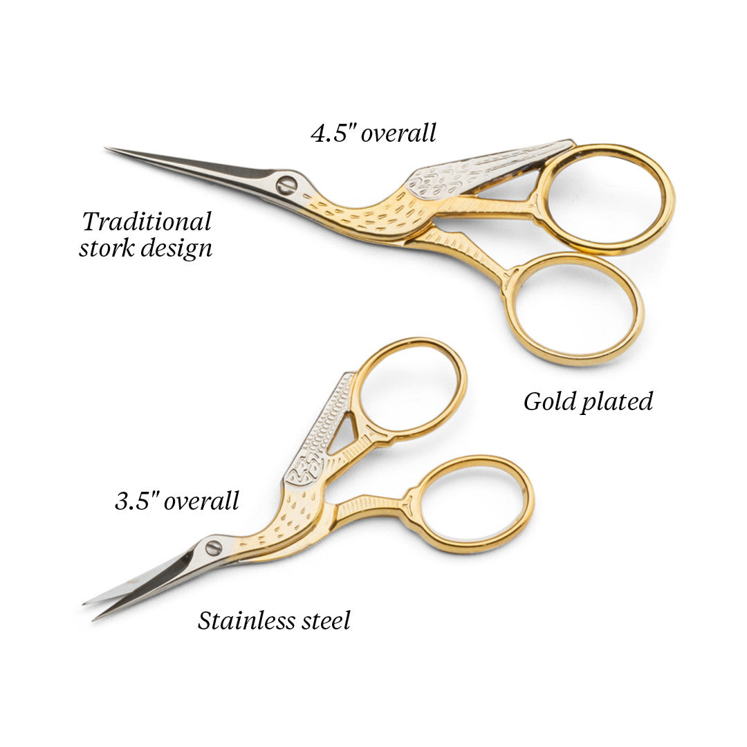 Stork Style Embroidery Scissors