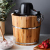 Fun Old-Fashioned Ice Cream Maker with A Boost