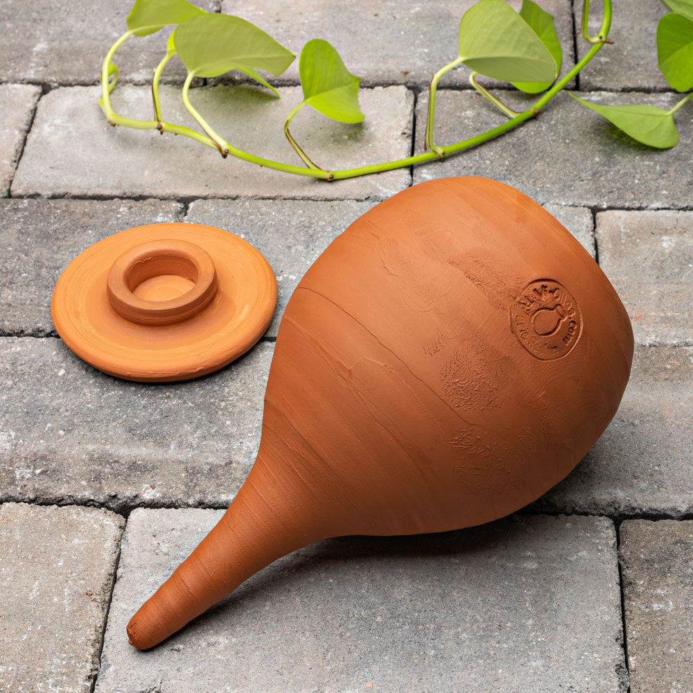 thora plastic planter Medium Teardrop-Shaped Terracotta Container Plant Hydrator