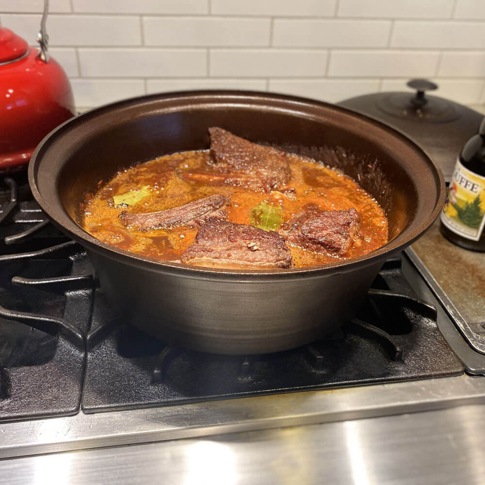 Hand Spun Iron Casserole Made In the UK