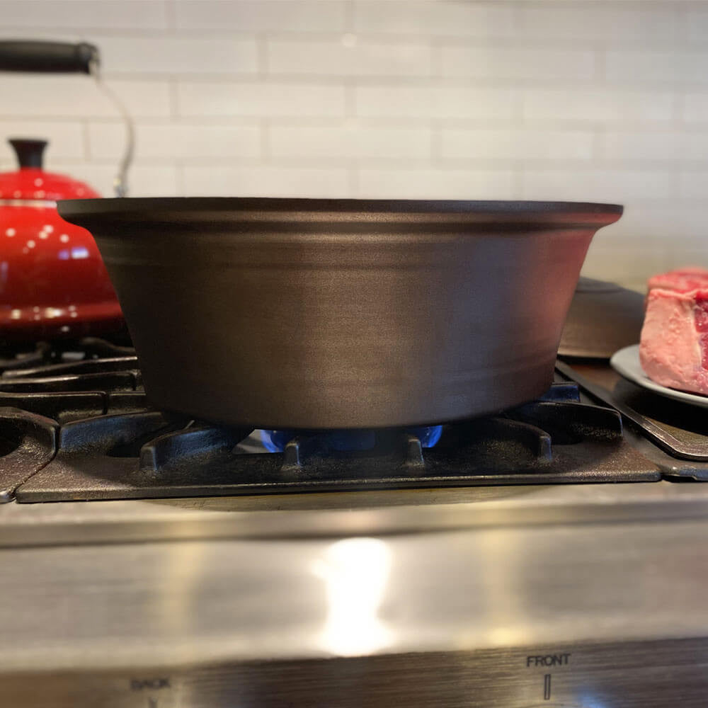 Hand Spun Iron Casserole Made In the UK