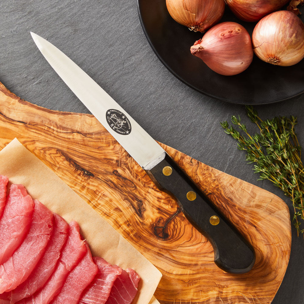 Vintage Black Hardwood “Sticking” Knife