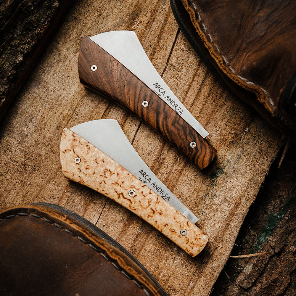 French Birchwood Pocket Knife