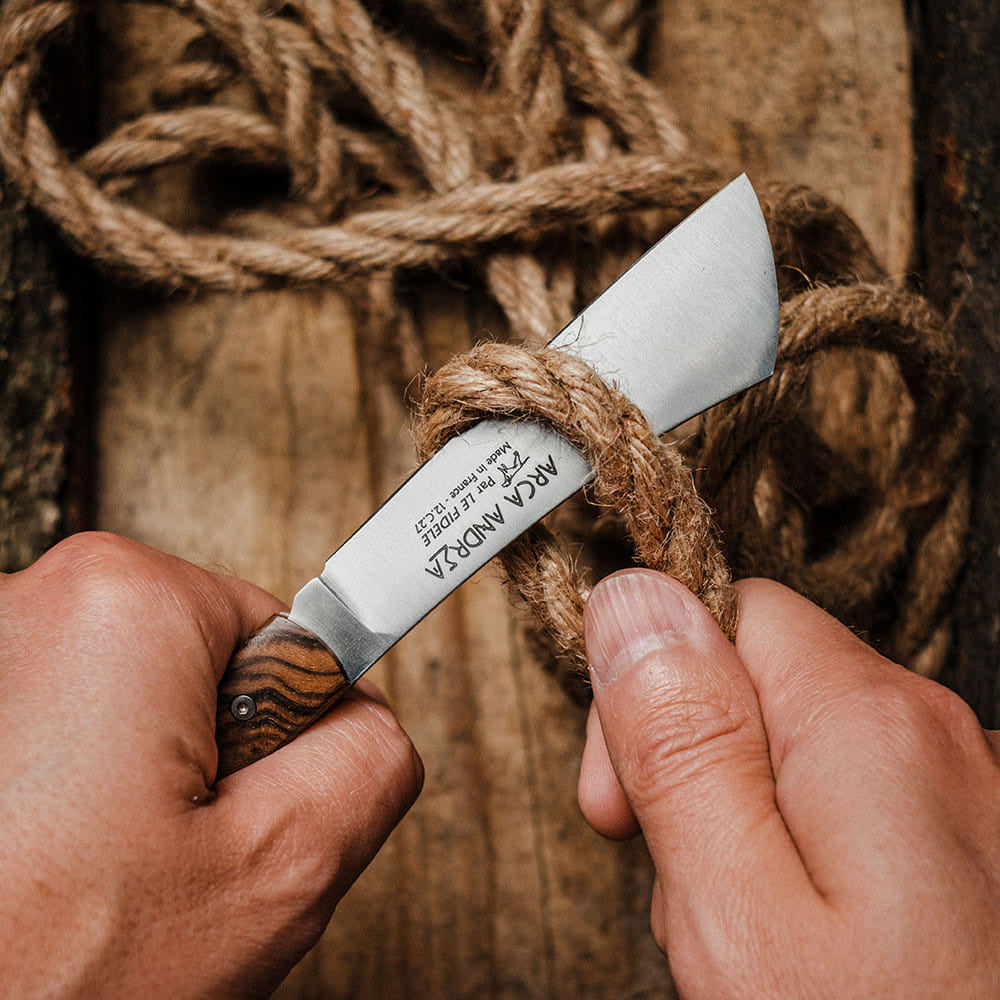 French Walnut Pocket Knife