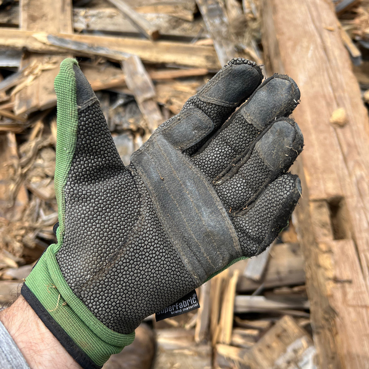 Puncture Resistant Gardening Gloves- Green