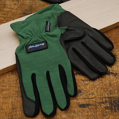 gardening gloves green Green Safety Garden Gloves