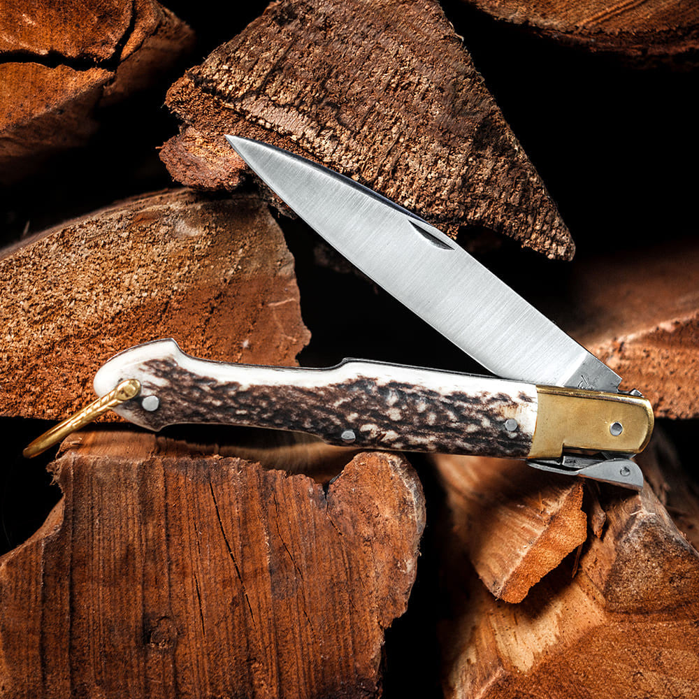 Stag Horn Knife Made in Portugal