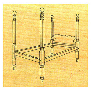 Cannon Ball Bedstead - Stock #59
