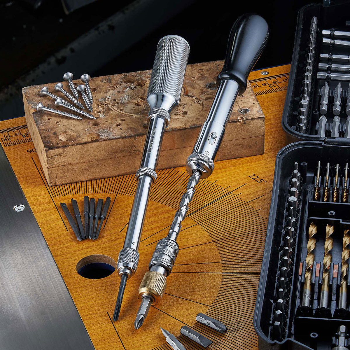 Push Drill & Yankee Screwdriver Set