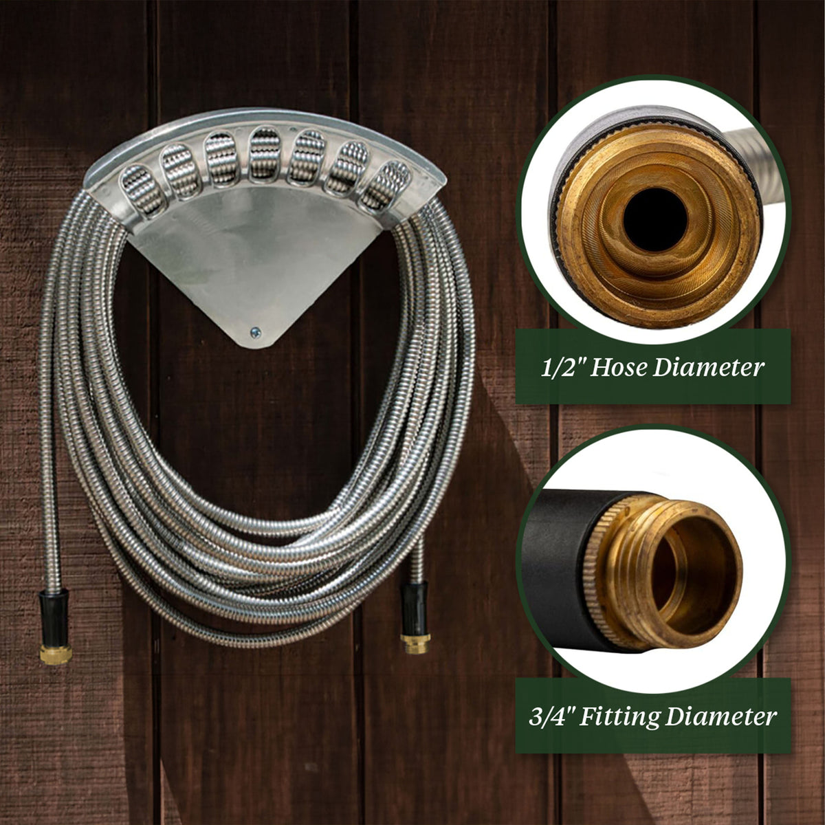 75 ft. Stainless Steel Garden Hose