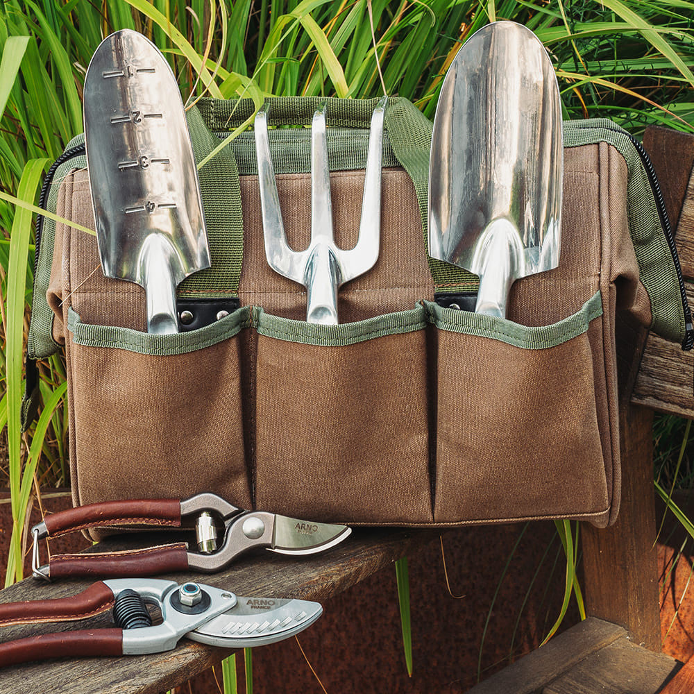 Ultimate Garden Tools Set​ - cast aluminum Digger Trowel, Scoop Trowel, and Cultivator