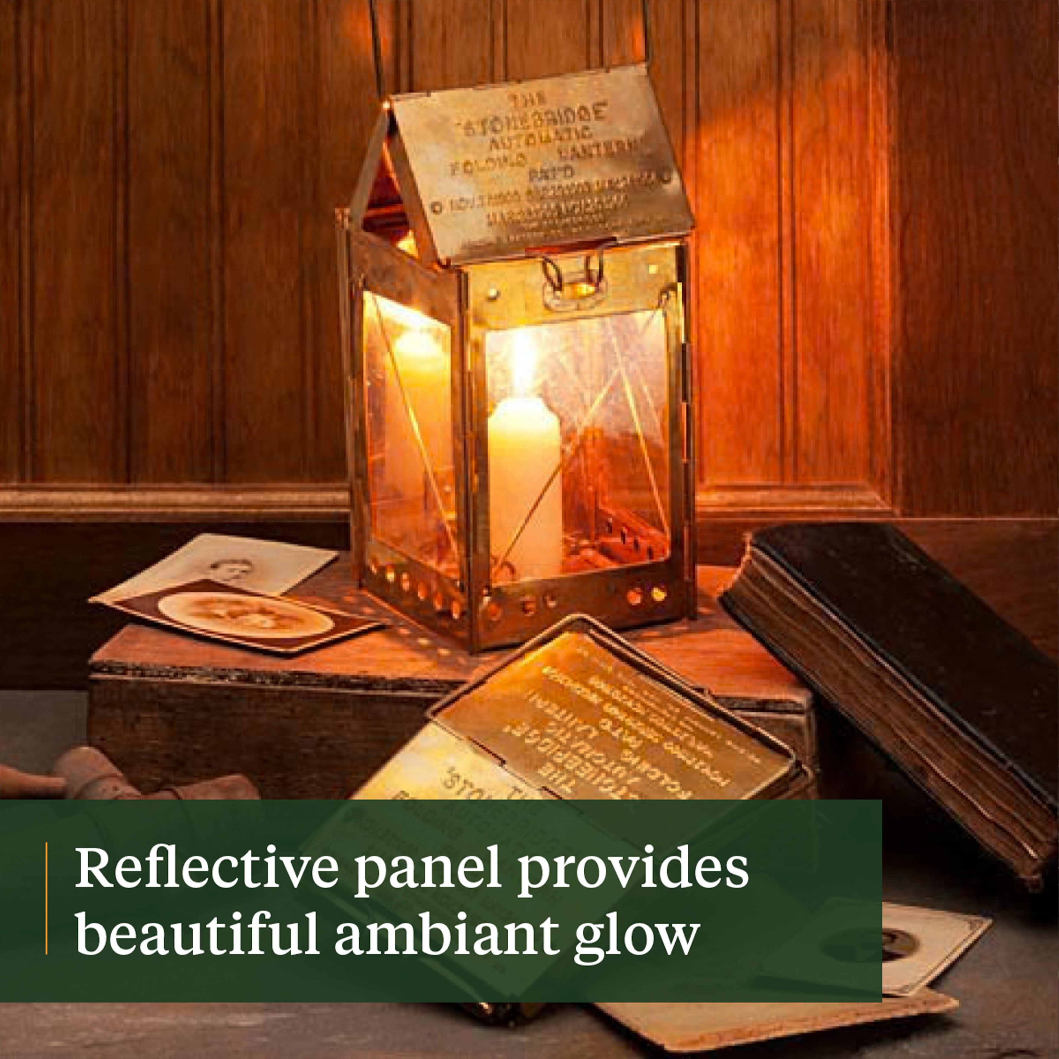STONEBRIDGE ストーンブリッジフォールディングランタン　ケース付き Brass Stonebridge Candle Lanterns: Portable Brass Candle Lantern