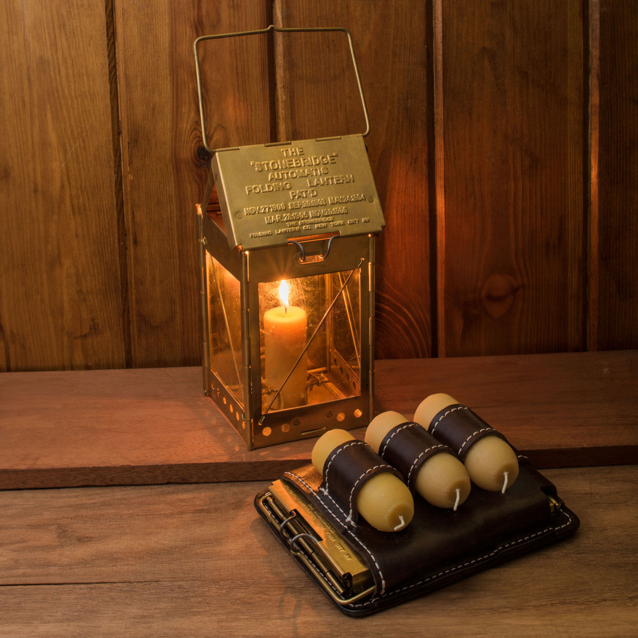 Stonebridge Brass Lantern Complete Set