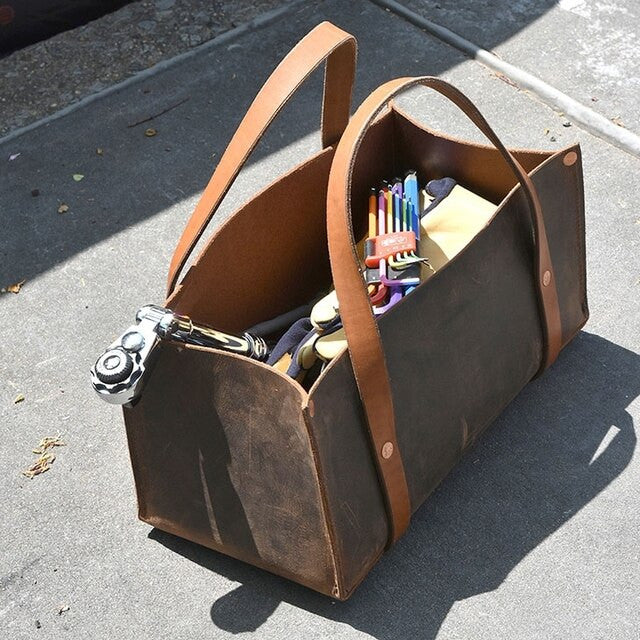 USA Made Portable Leather Tool Bags (multiple colors)