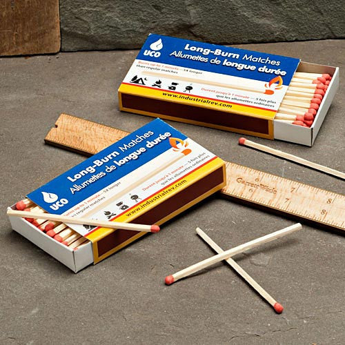 4 Boxes Long Burn Matches