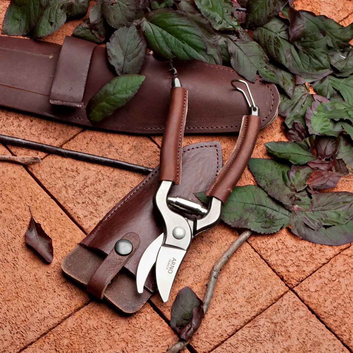 Leather Belt Holster (Trim Pruner)