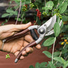 Leather Grip Bypass Pruner