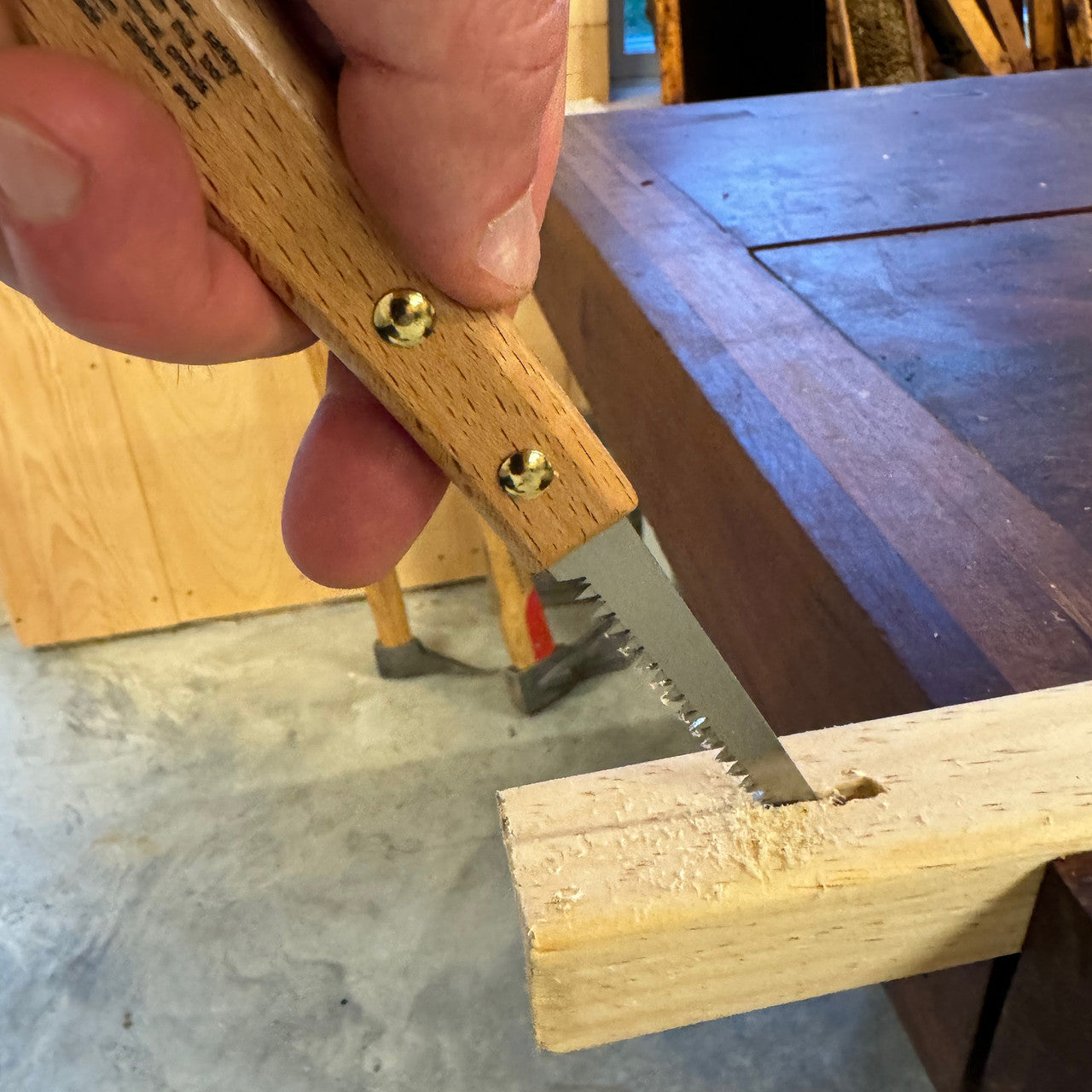 Japanese Woodworking Detail Trim Saw