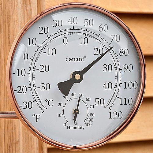 Outdoor Combination Thermometer & Hygrometer