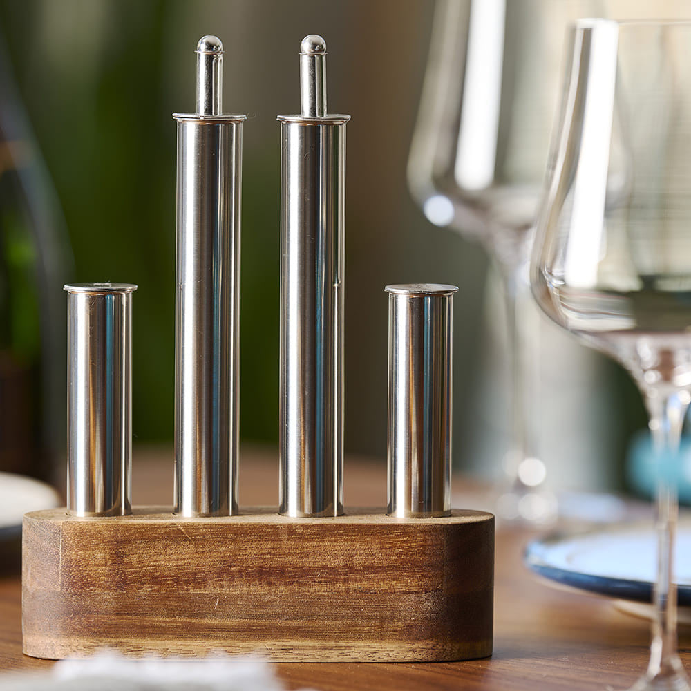 Modern Oil, Vinegar, and Salt & Pepper Set