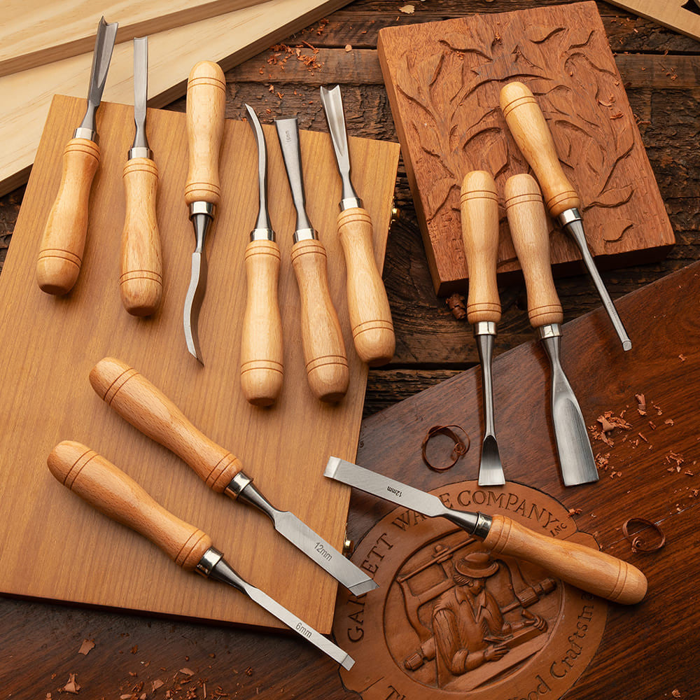 Complete Woodcarving Set | Set of 12 Chisels