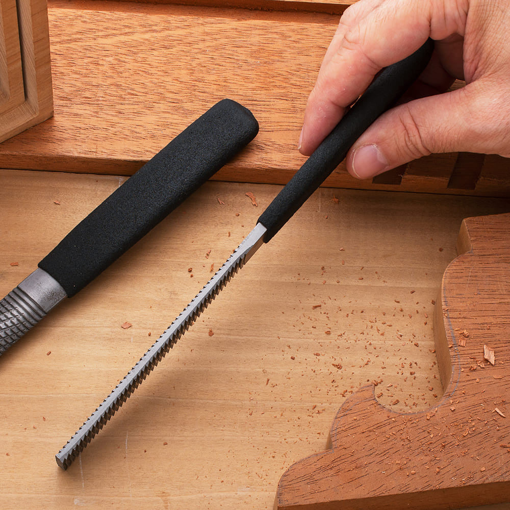 Japanese rasps for woodworking - beechwood handles