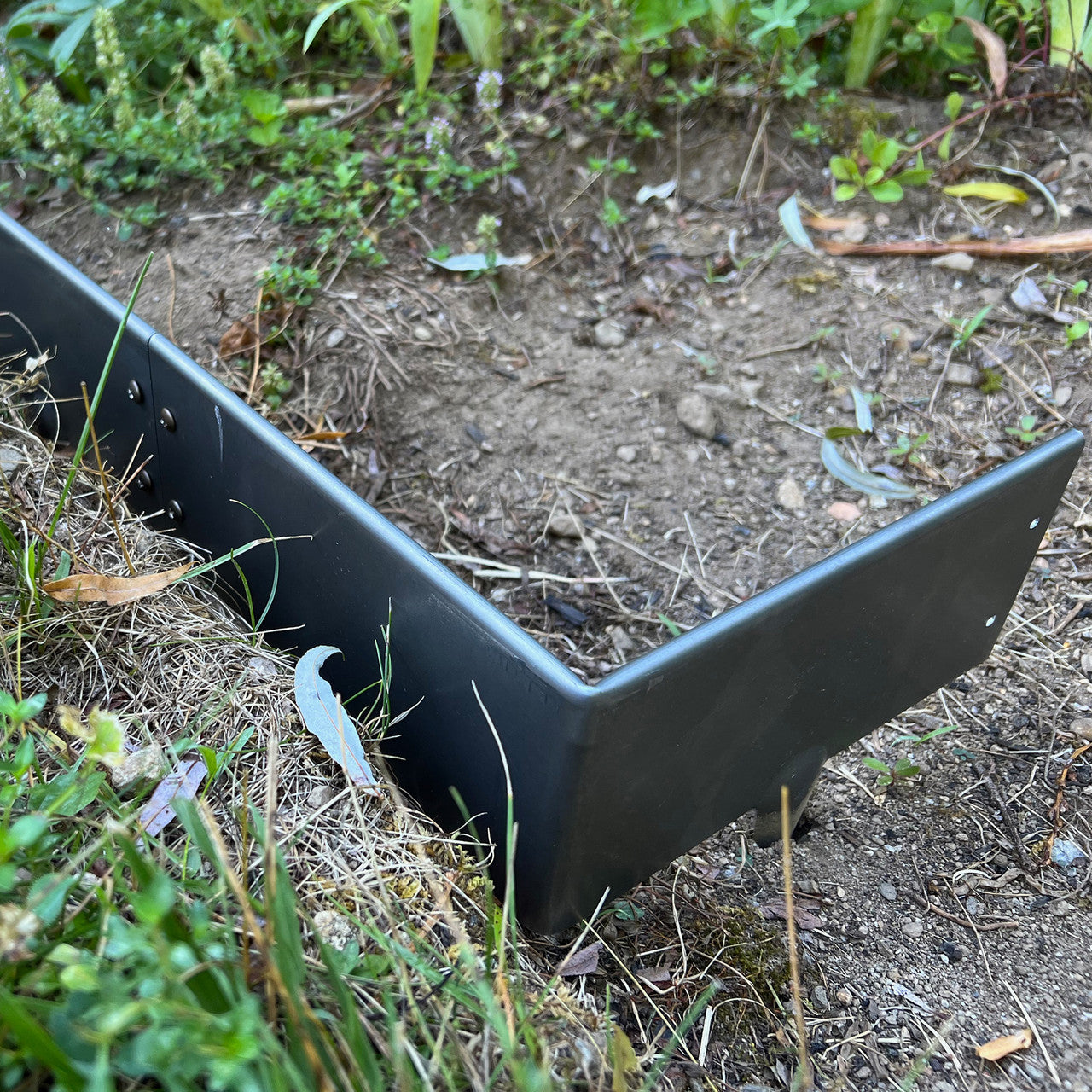 Garden Corner with Cor-Ten