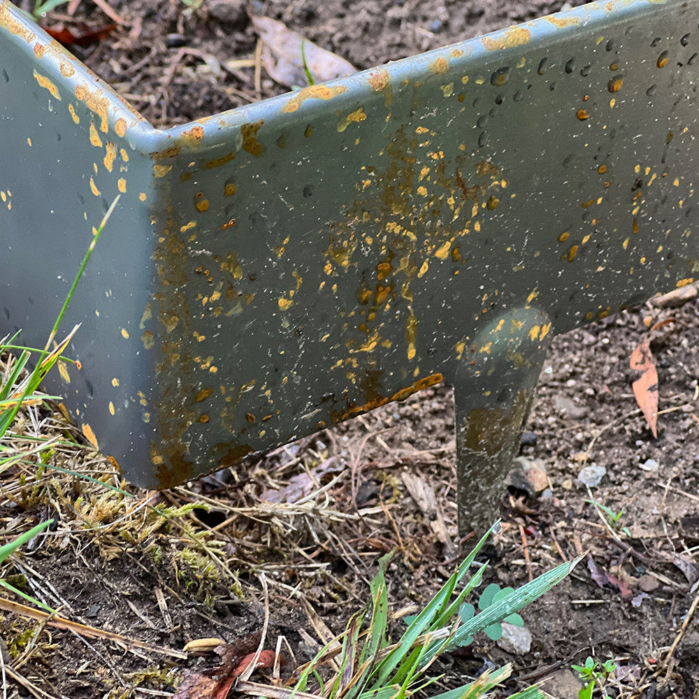 Cor-Ten Steel Lawn Corners