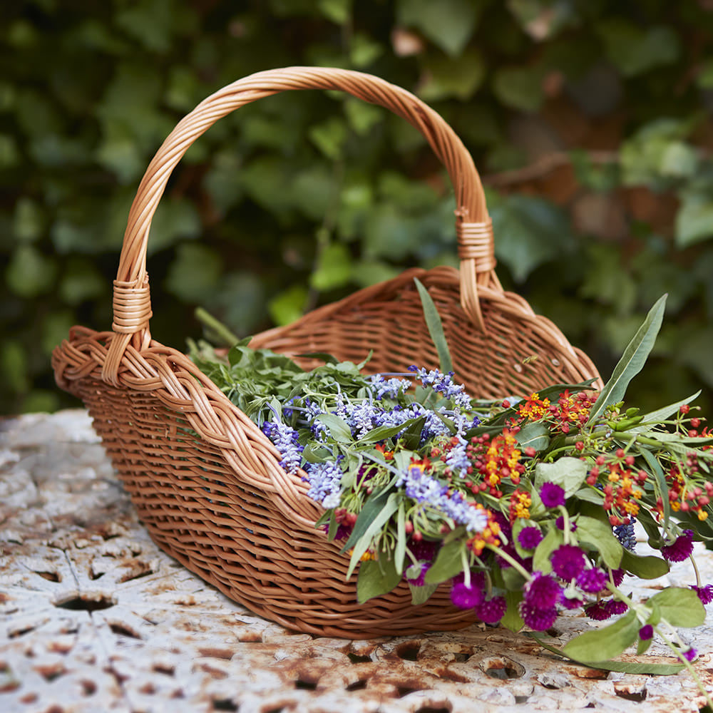 Handwoven Wicker Garden & Home Basket