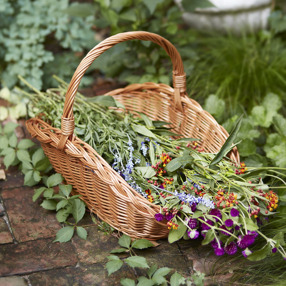 Handwoven Wicker Garden & Home Basket