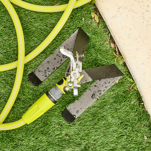 Italian-Made Wide-Area Sprinkler with Metal Sled