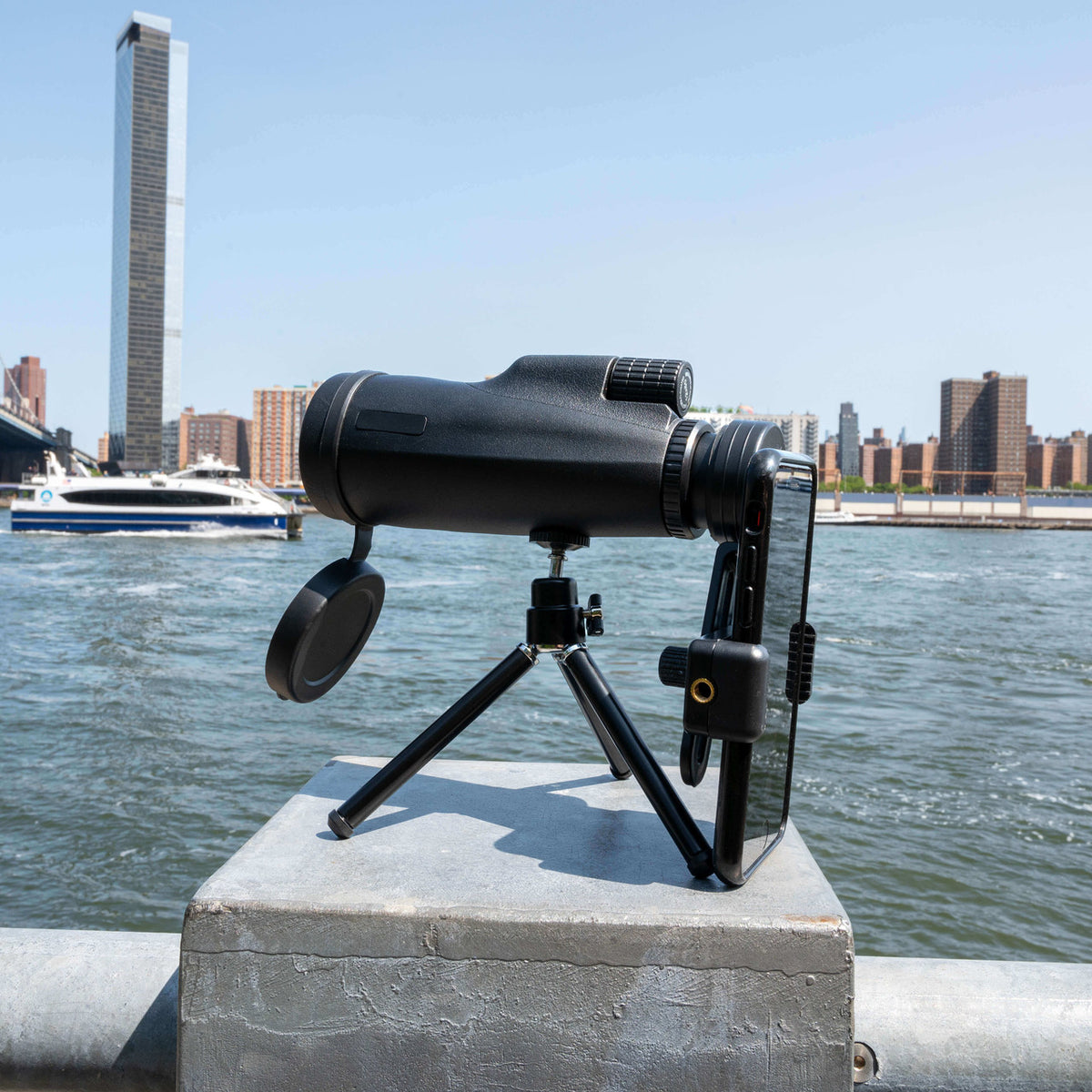 12x Monocular with Tripod & Phone Holder