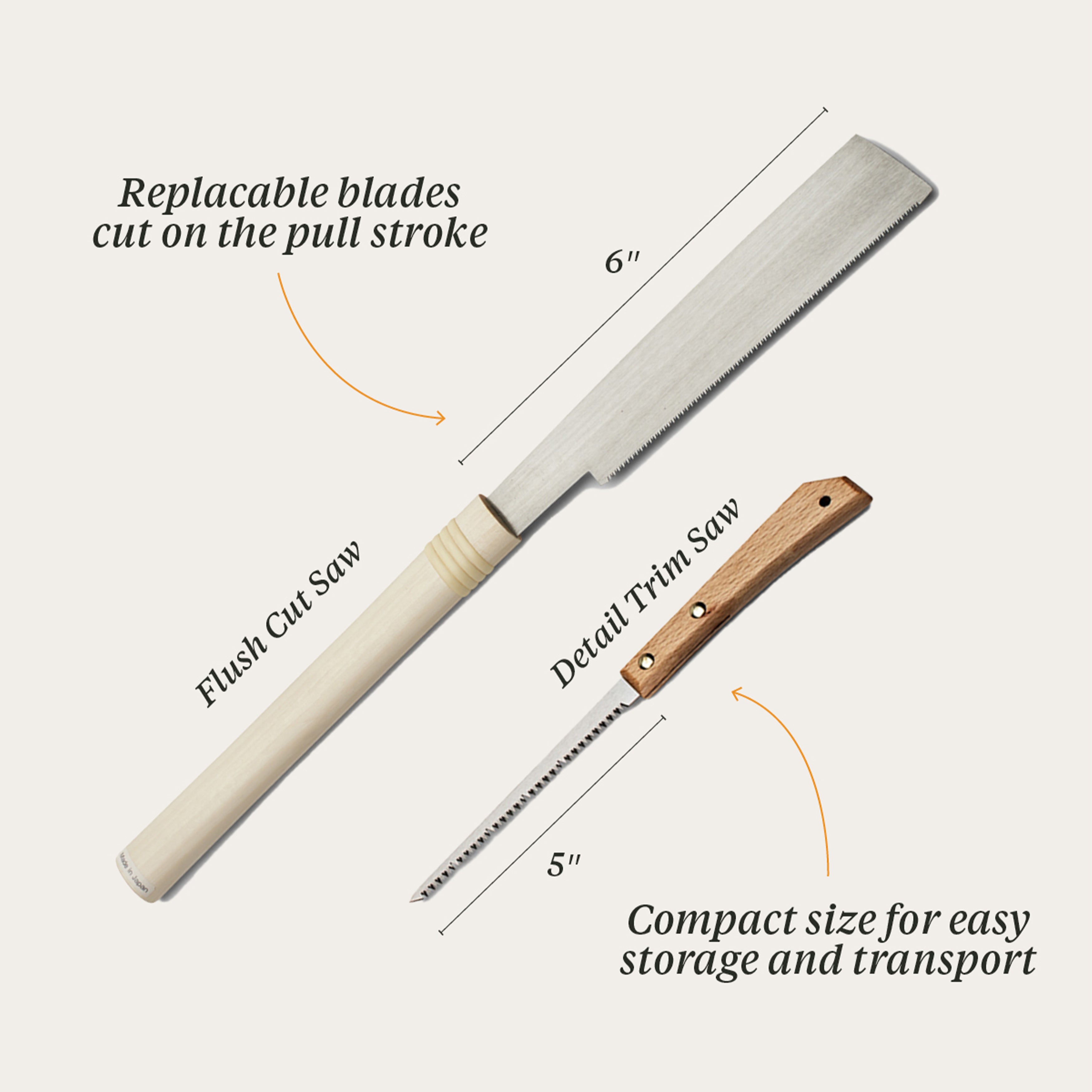 Japanese Woodworking Hand Saw Set | Shop Garrett Wade