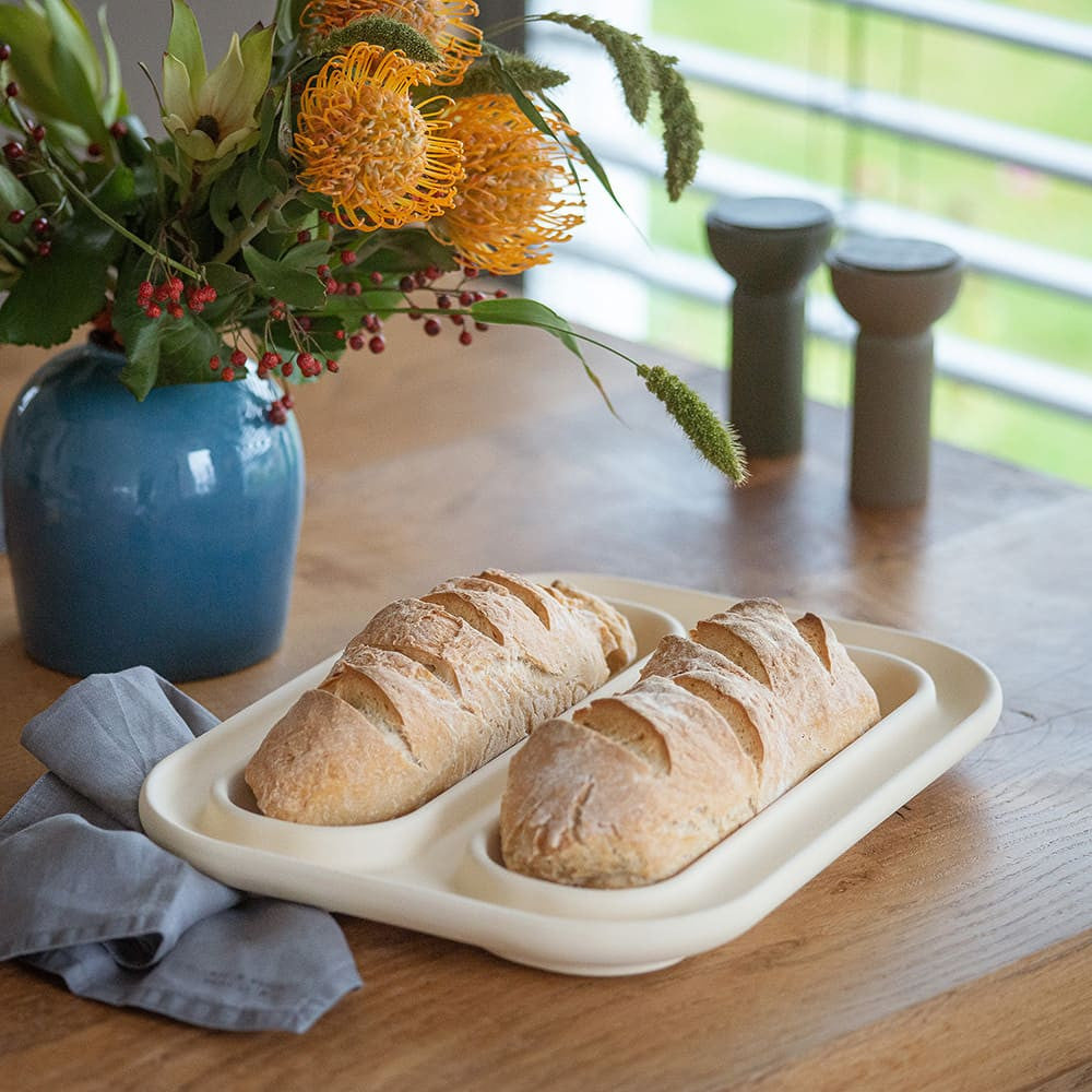 Handmade Ceramic Baguette Baker