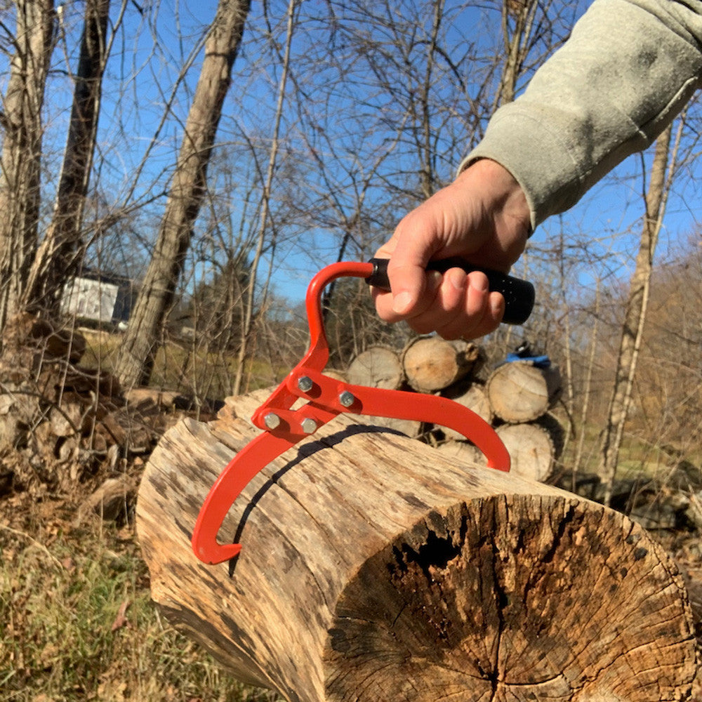 One-Handed Log Tongs