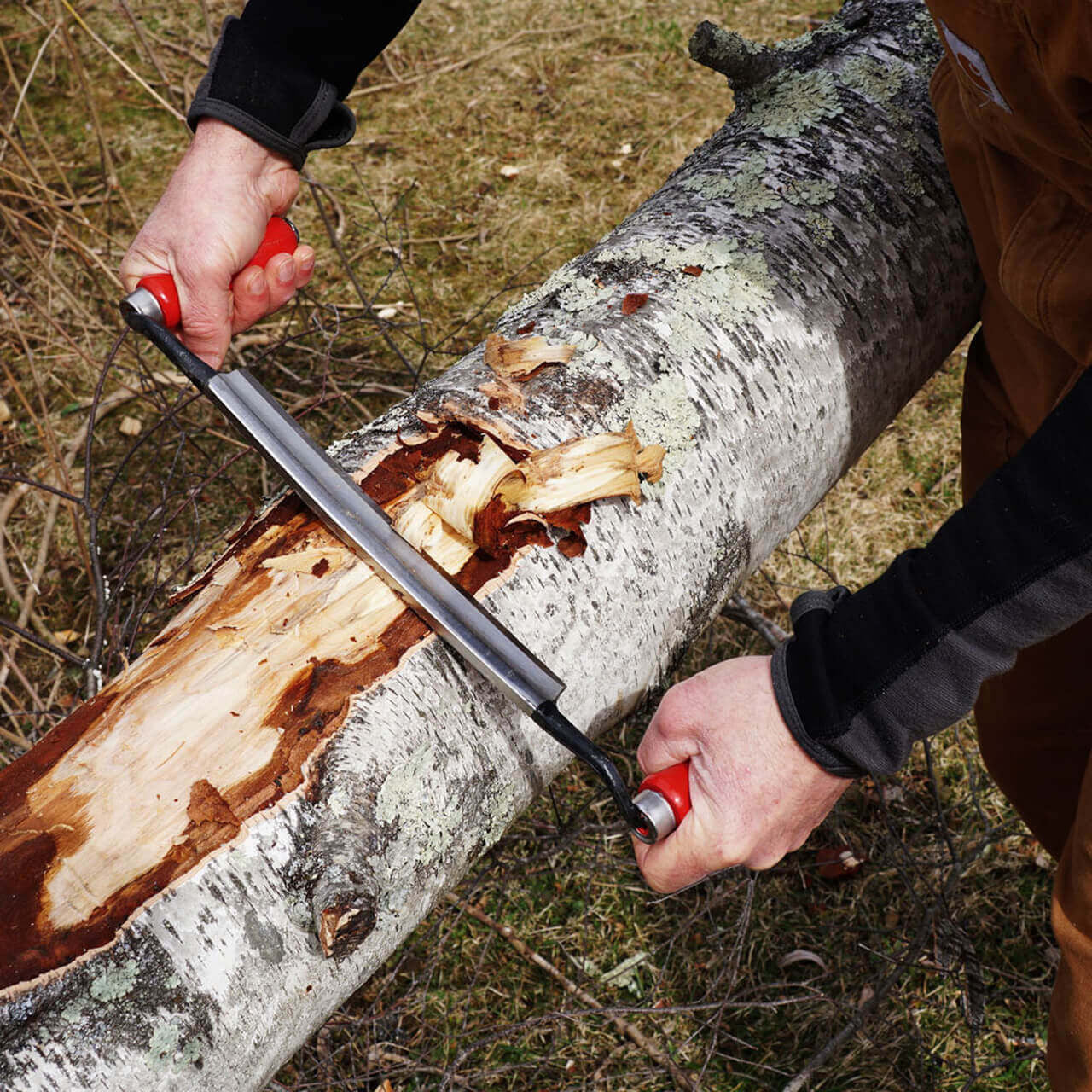 Homestead Building Pair - Mini Camp Hatchet & Drawknife