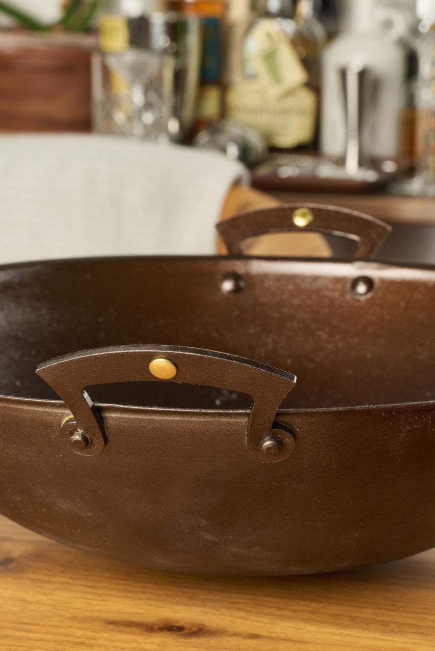 Netherton Prospector-Handled Spun Iron Wok | Garrett Wade