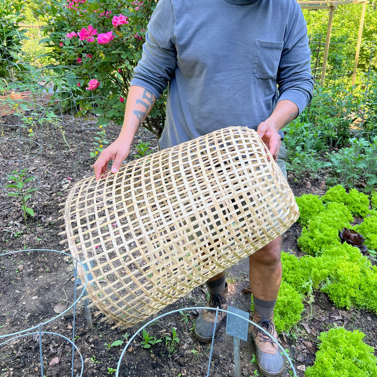 Woven Bamboo Garden Cloche