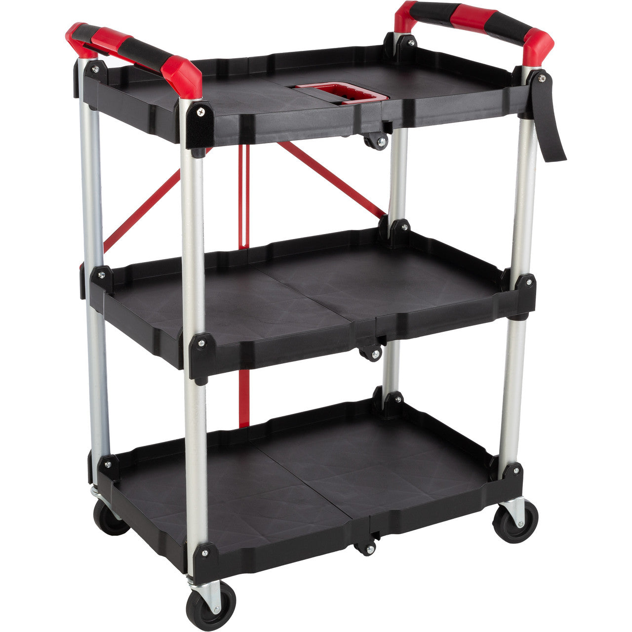 Folding Cart  (50lb Capacity Per Shelf)