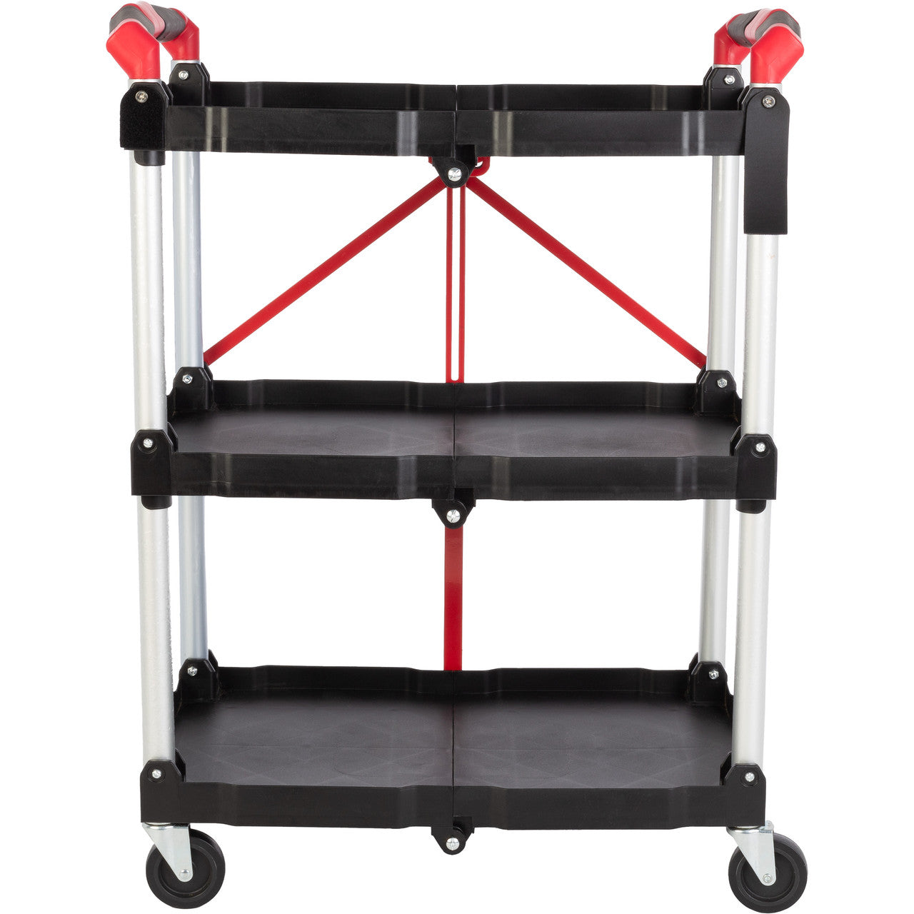 Folding Cart  (50lb Capacity Per Shelf)