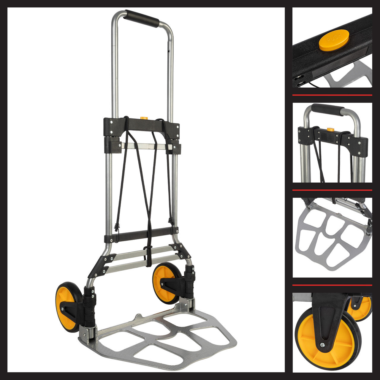 Folding Dolly Cart with 330lb Capacity