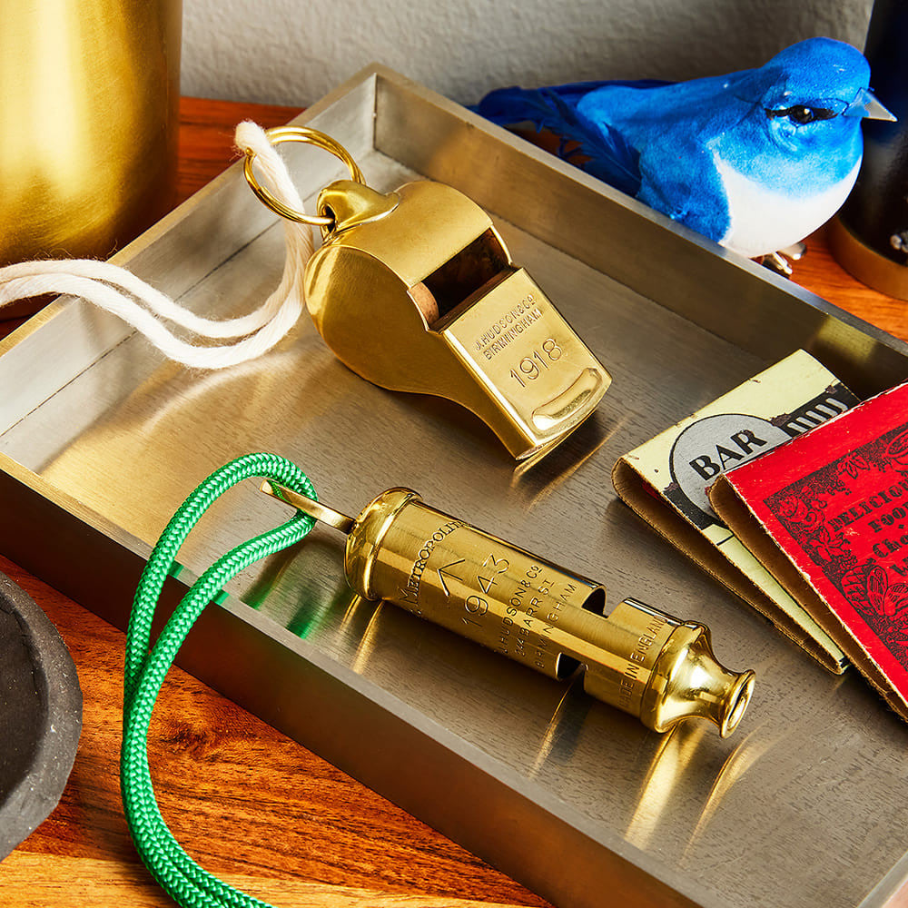 1918 Brass Artillery Officer's Whistle