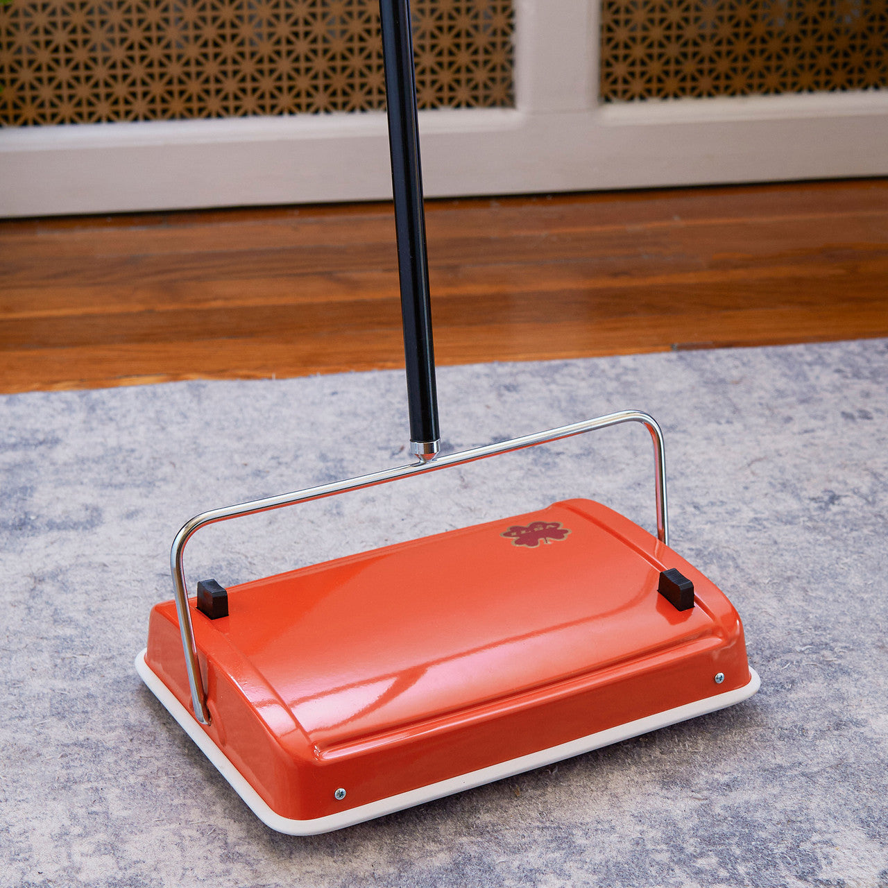 Retro Orange Carpet Sweeper