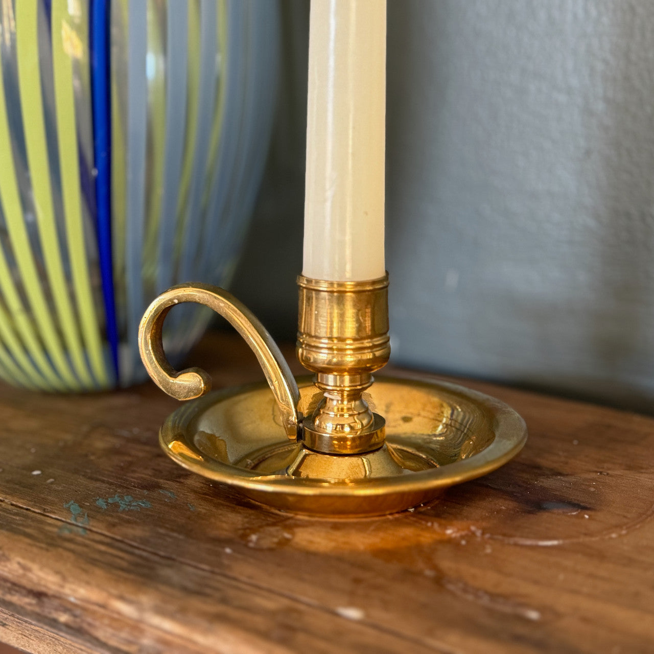 Solid Brass Chamberstick