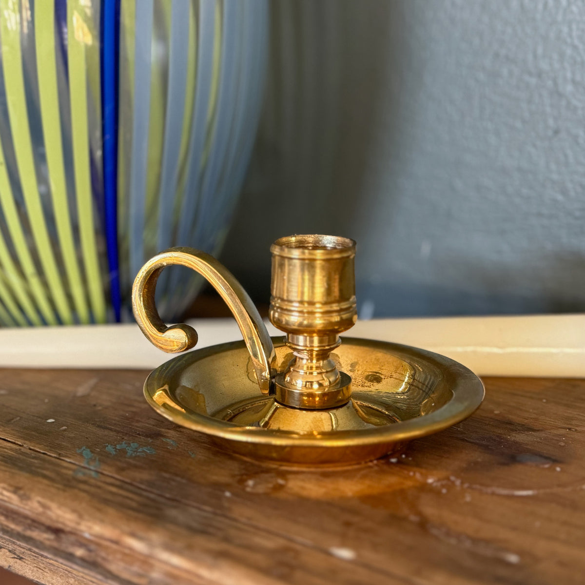 Solid Brass Chamberstick