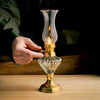 Victorian-Style Glass Oil Lamp