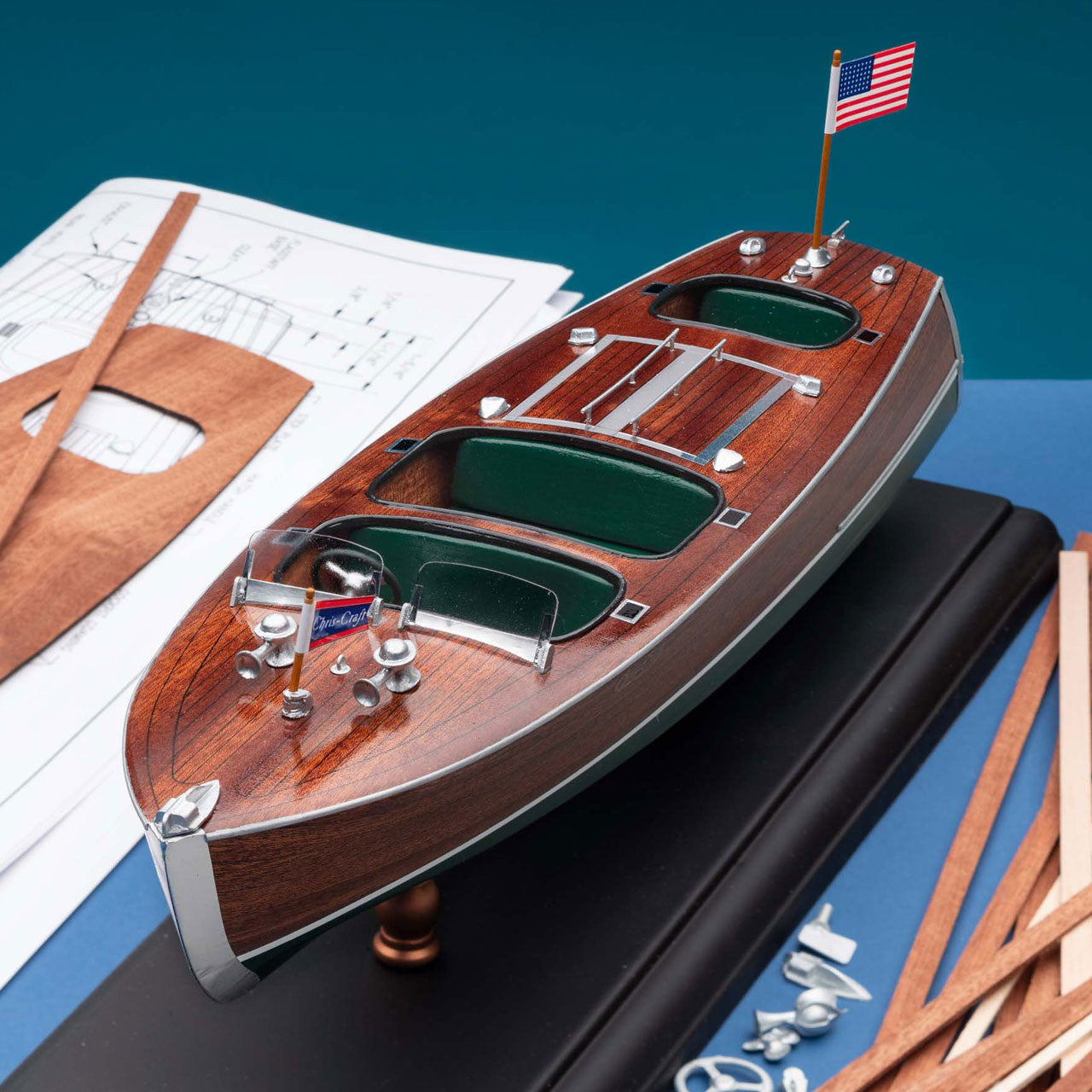 Mini Chris-Craft Triple Cockpit Barrel Back Kit