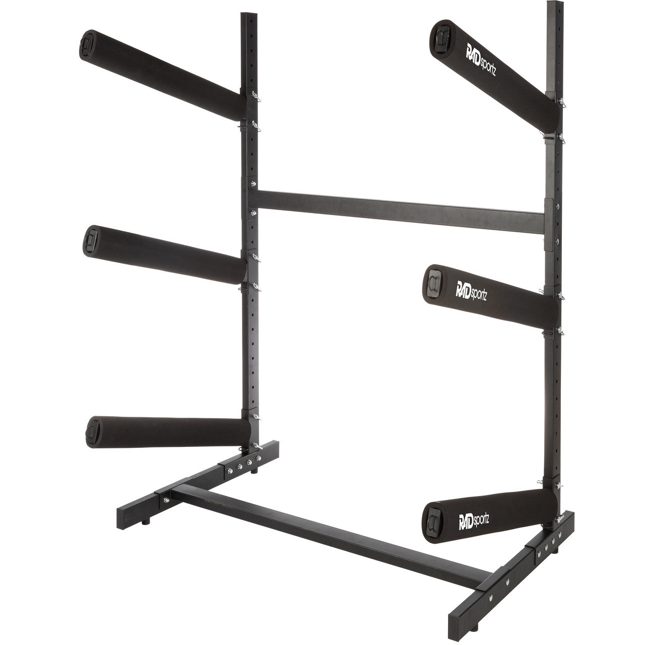 Freestanding Outdoor 3-Level Kayak and Canoe Rack