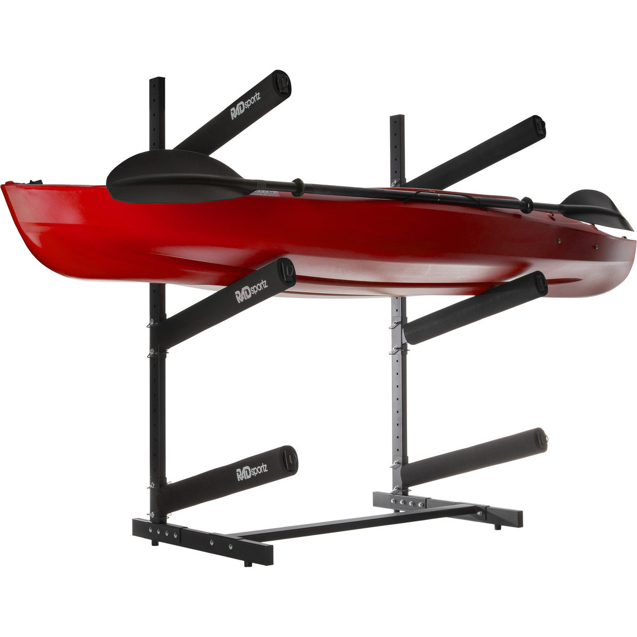 Freestanding Outdoor 3-Level Kayak and Canoe Rack