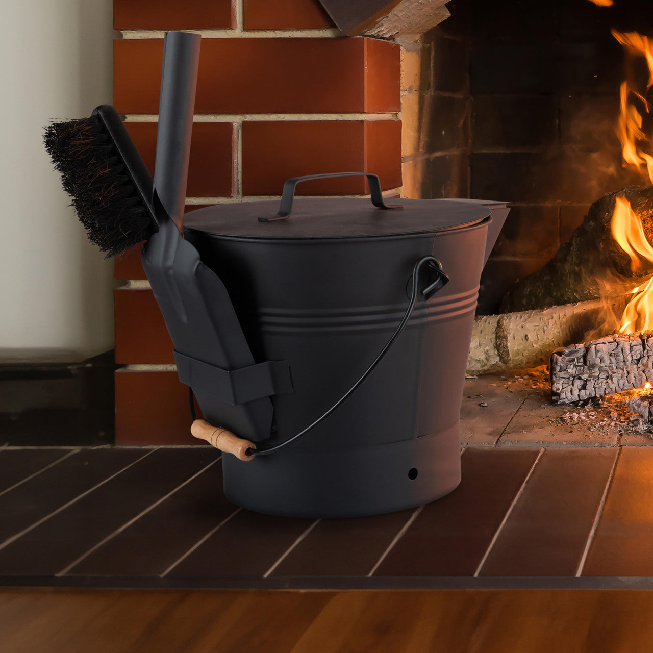Ash Bucket Fireplace Cleaning Kit